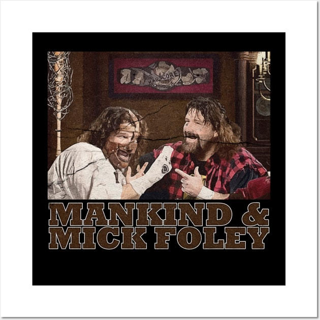 Mankind & Mick Foley Wall Art by ahmadist